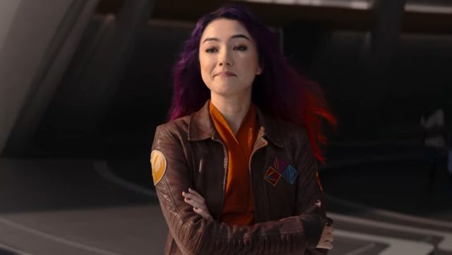 Natasha Liu Bordizzo as Sabrine Wren in Ahsoka series