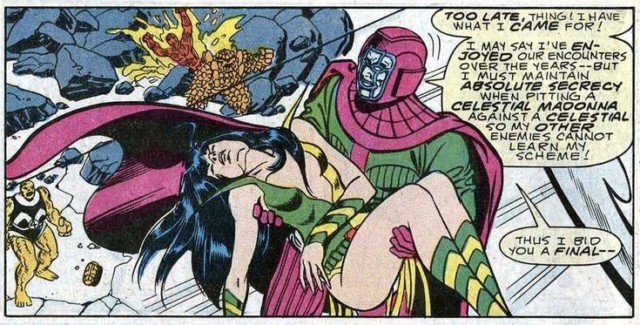 Kang and Mantis in Marvel Comics