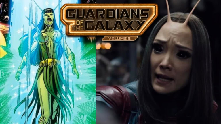 Mantis in the comics and Guardians 3