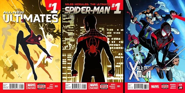 spider-man-miles-morales-comics-covers-ultimate-comics-2014-all-new-x-men-1