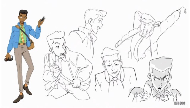 My Adventures with Superman Character designs Jimmy Olsen