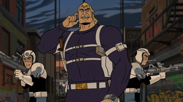 Brock and the O.S.I. in The Venture Bros. (Adult Swim)