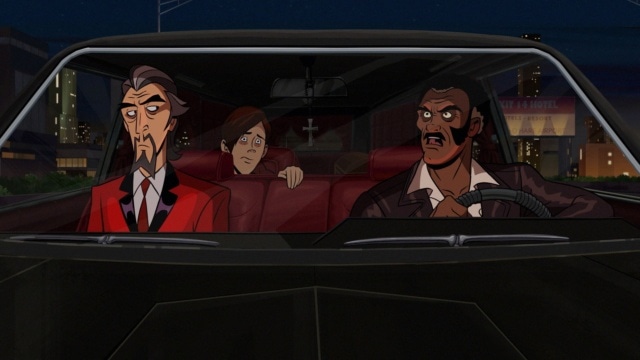 Dr. Orpheus, Dean Venture, and Jefferson Twilight in The Venture Bros. (Adult Swim)