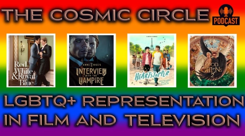 LGBTQ+ Representation in Film and television Banner