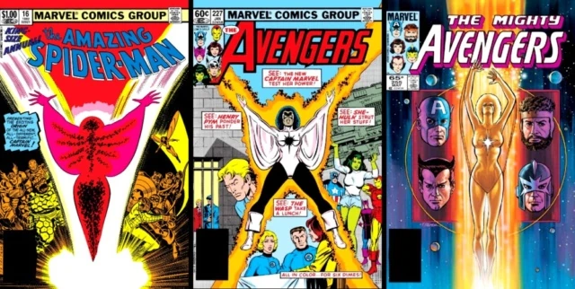monica-rambeau-comics-covers-1980s-captain-marvel-spider-man-avengers-stern-tom-palmer