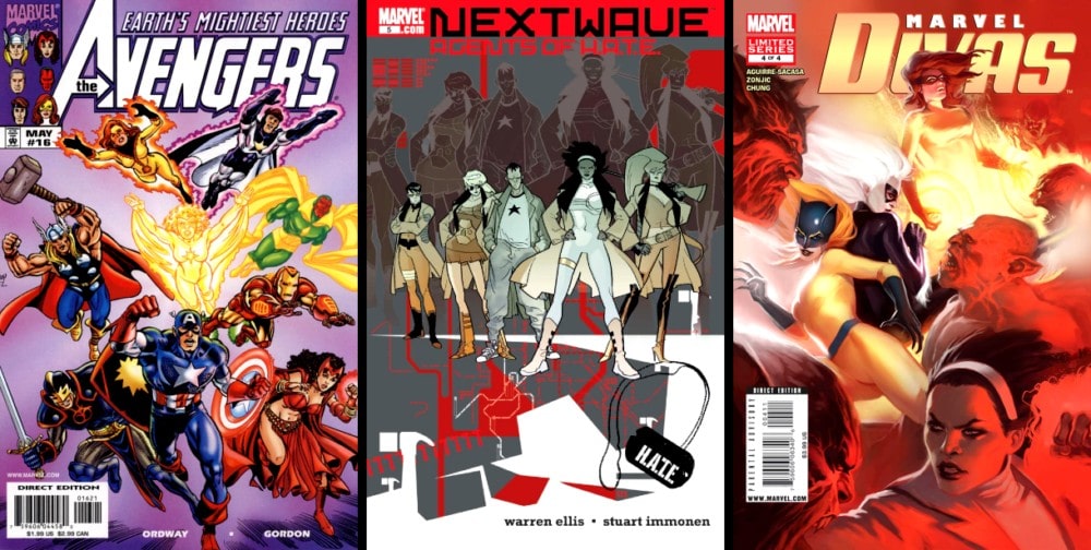 monica-rambeau-comics-covers-2000s-photon-pulsar-avengers-nextwave-divas
