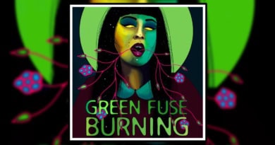 Green Fuse Burning Banner