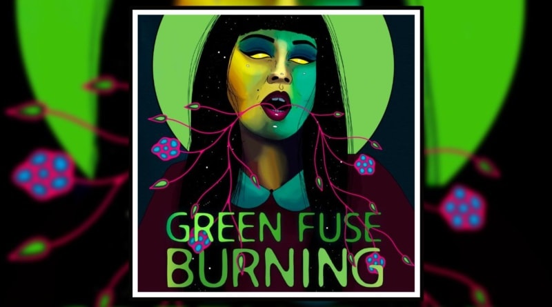 Green Fuse Burning Banner