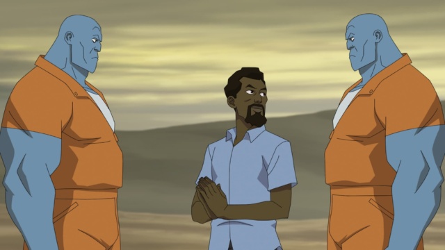 Invincible Season 2 Mauler Twins (kevin michael richardson) and Angstrom Levy (Sterling k Brown)