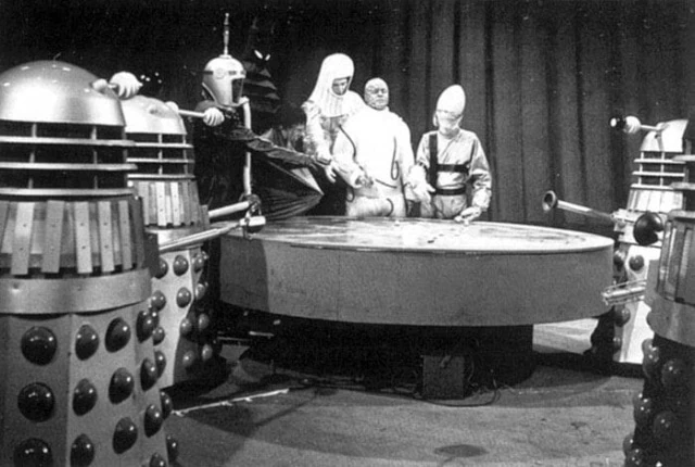 The Daleks and the Galactic Council in The Daleks Masterplan