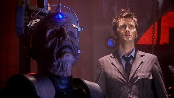 Davros and Ten in The Stolen Earth / Journeys End