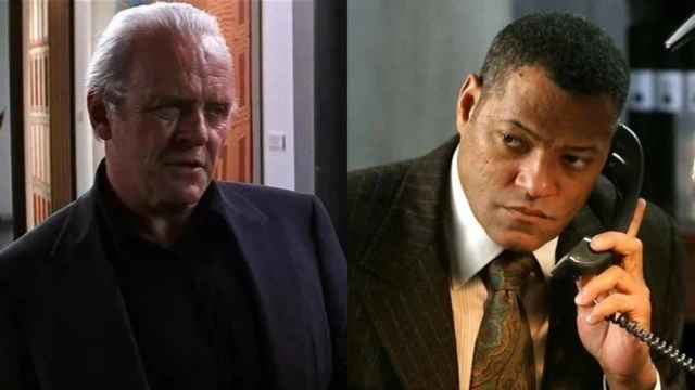 Anthony Hopkins and Laurence Fishburne