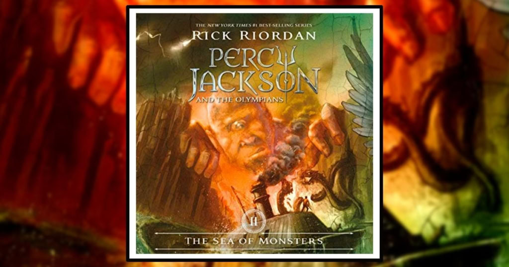 Percy Jackson: Sea of Monsters by Rick Riordan Disney books banner