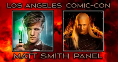 Los Angeles Comic-Con Matt Smith Panel Banner