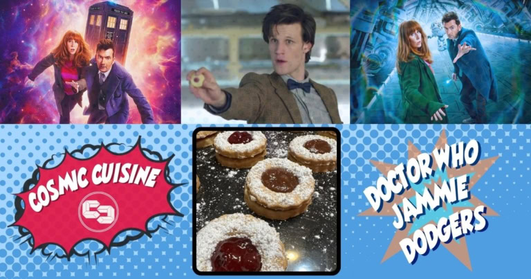 Doctor Who Jammie Dodgers Recipe Banner