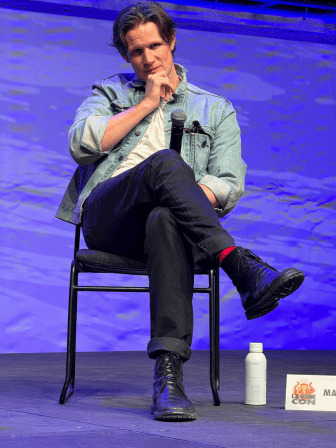 Matt Smith on stage closeup