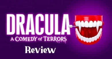 Dracula: A Comedy of Terrors off-broadway review banner
