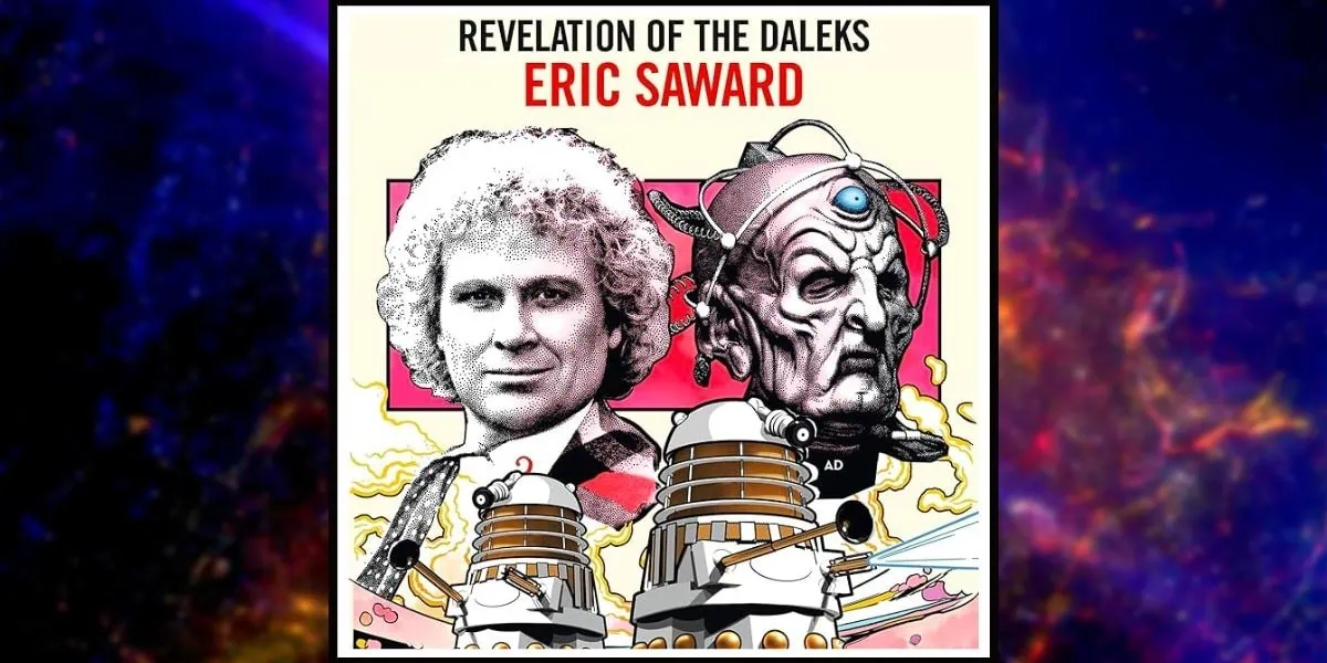 Doctor Who: revelation of the Daleks by Eric Saward Target Books Banner