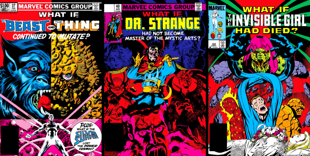 what-if-comics-1970s-1980s-beast-thing-mutate-doctor-strange-master-mystic-arts-invisible-girl-died-fantastic-four