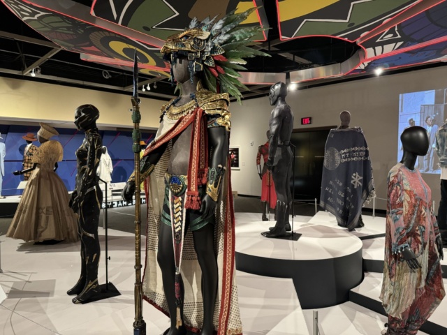Namor and Riri's costumes by Ruth E. Carter from Wakanda Forever