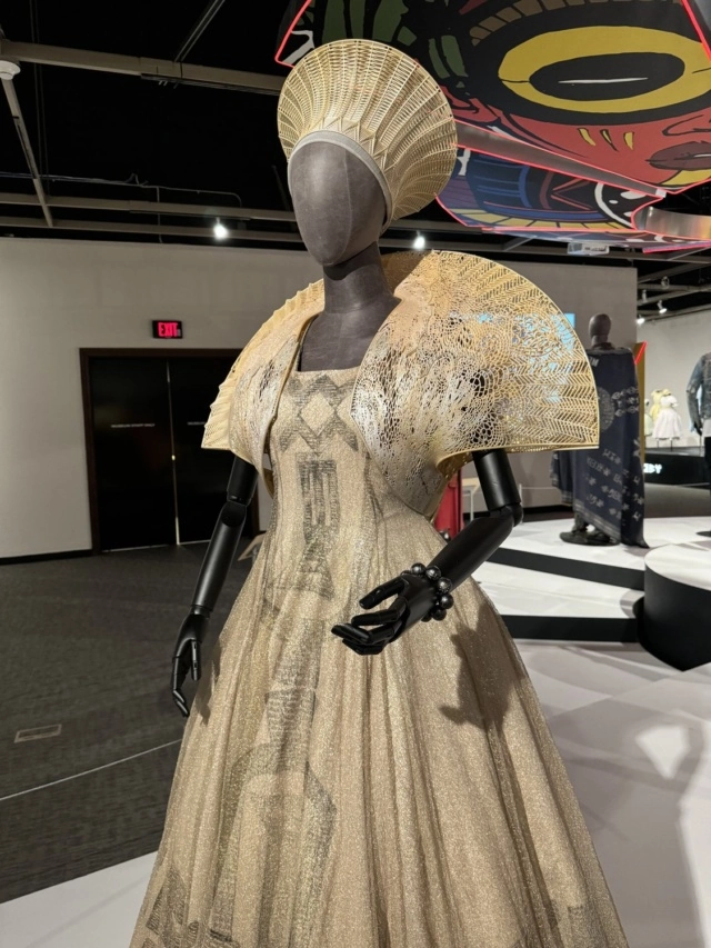 Ramonda's dress by Ruth E. Carter from Black Panther