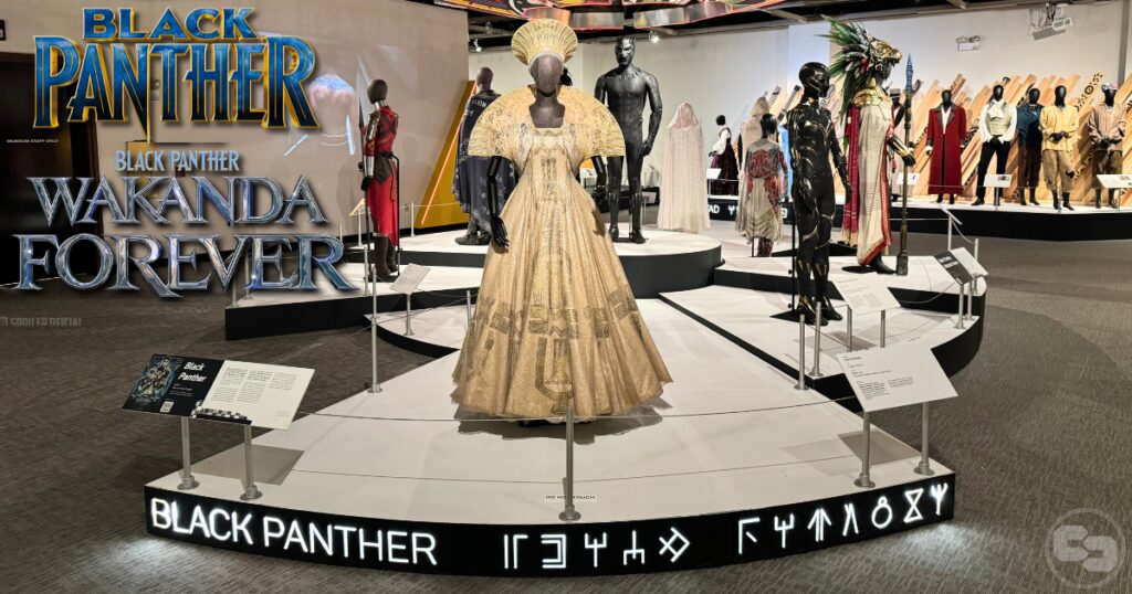 Black Panther costume exhibition
