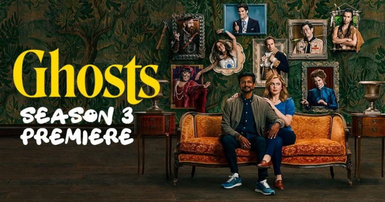 Ghosts Season 3 Premiere Review Banner