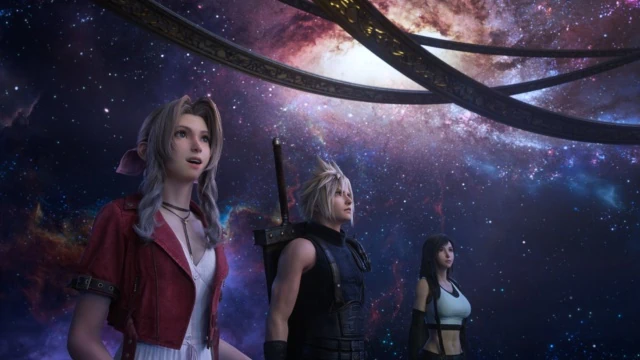 Aerith Gainsborough, Cloud Strife and Tifa Lockheart Final Fantasy VII