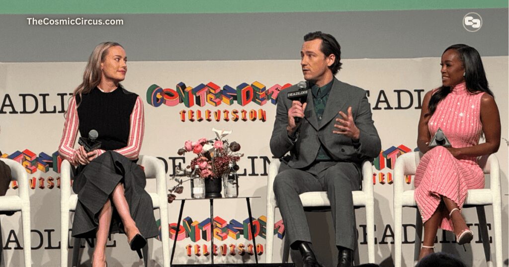 Brie Larson, Lewis Pullman, and Aja Naomi King at Deadline Contenders Television 2024