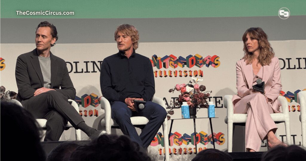 Tom Hiddleston, Owen Wilson, and Sophia Di Martino at Deadline Contenders Television 2024