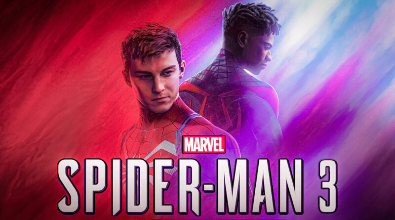 Spider-Man 3 Game banner insomniac games Peter Parker Miles Morales