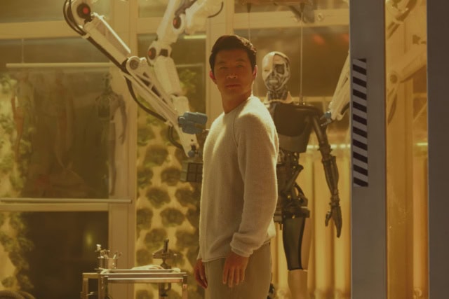 Simu Liue as Harlan in Atlas.