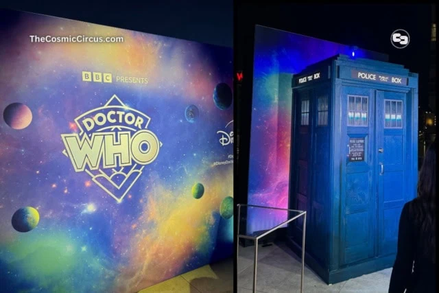 Photo booths at the Doctor Who The Devil's Chord premiere after-party