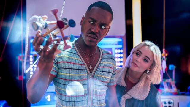 The Doctor (Ncuti Gatwa) and Ruby (Millie Gibson) in Space Babies