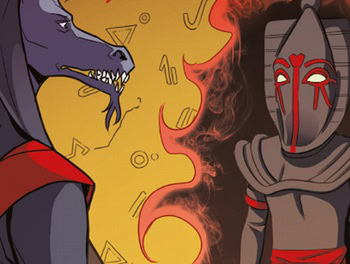 Sutekh and Anubekh in comic “Old Girl”