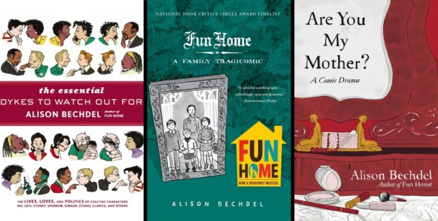 lgbt-comics-covers-fun-home-are-you-my-mother-dykes-watch-out-for-alison-bechdel