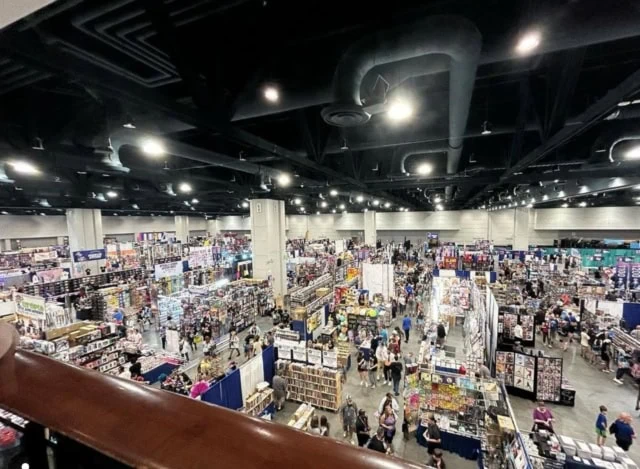 The Exhibition Hall at GalaxyCon Raleigh 2024