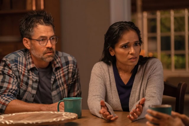 Phil and Liz (Kyle Howard and Dilshad Vadsaria) in Me