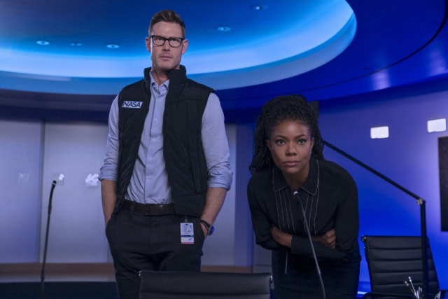 Tom Hopper and Gabrielle Union in Space Cadet