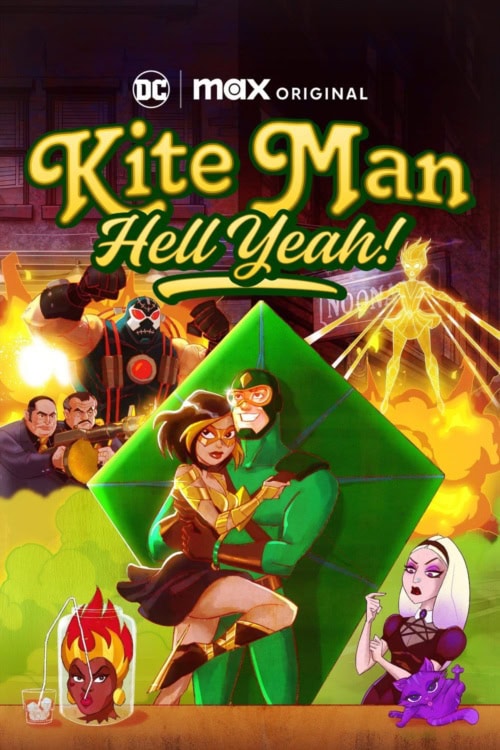 Promo poster for 'Kite-Man: Hell Yeah!'