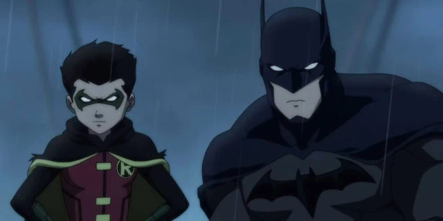 Damian and Bruce in DC Animated Universe