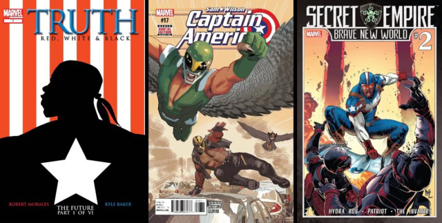 captain-america-covers-isaiah-bradley-joaquin-torres-falcon-rayshaun-lucas-patriot-secret-empire-truth