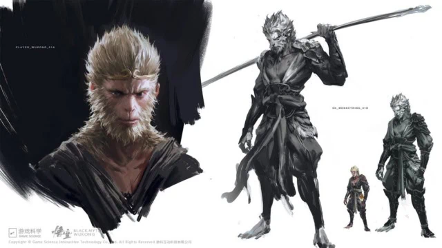 Concept art from 'Black Myth: Wukong'