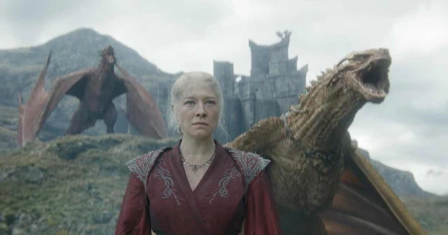 Emma Darcy as Rhaenyra Targaryen in House of the Dragon Season 2 (HBO)