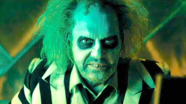 Michael Keaton in Beetlejuice Beetlejuice