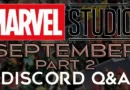 Marvel Studios Discord Q&A September Part 2 Banner