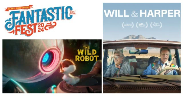 Will & Harper and The Wild Robot review banner Fantastic Fest 2024