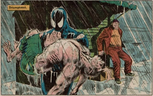 Kraven in Spider-Man's suit and Vermin in 'Kraven's Last Hunt'