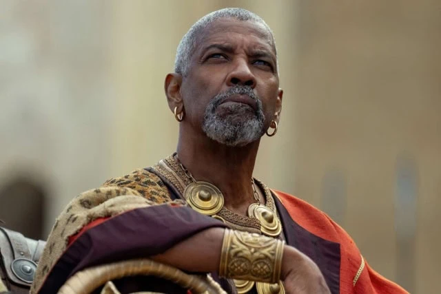 Denzel-Washington looking regal in Gladiator II