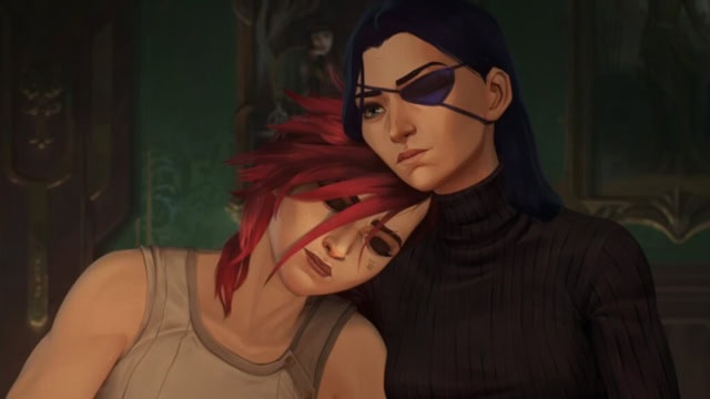 Vi and Caitlyn in 'Arcane' (Netflix/Riot Games/Fortiche)